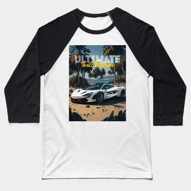 Ultimate Thrill Machine Baseball T-Shirt by By_Russso